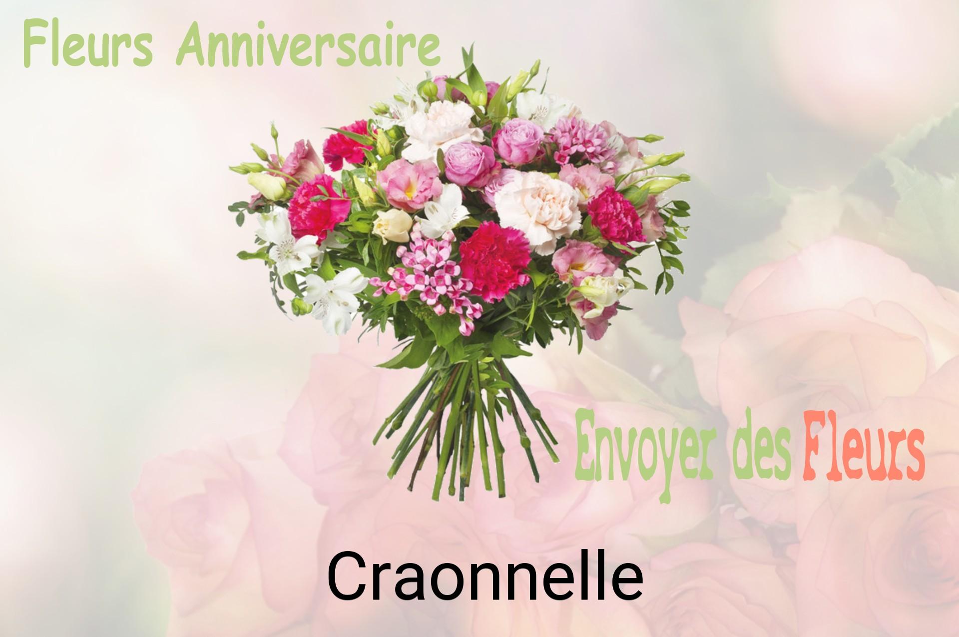 Bouquet de fleurs d’anniversaire livré à Craonnelle